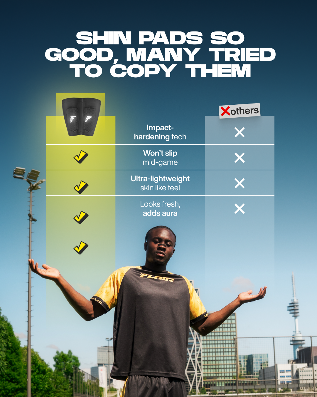 FLAIR SHIN PAD SLEEVE