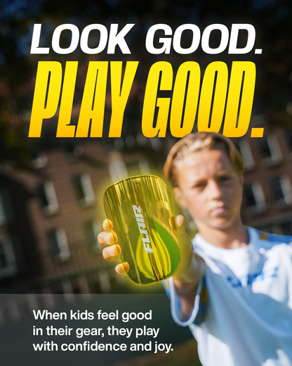 Kids Gold Shin pads